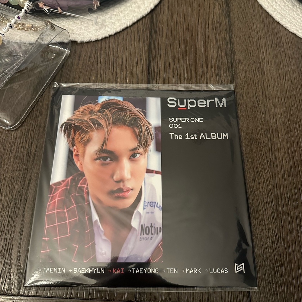 Signed Kai photos - superm